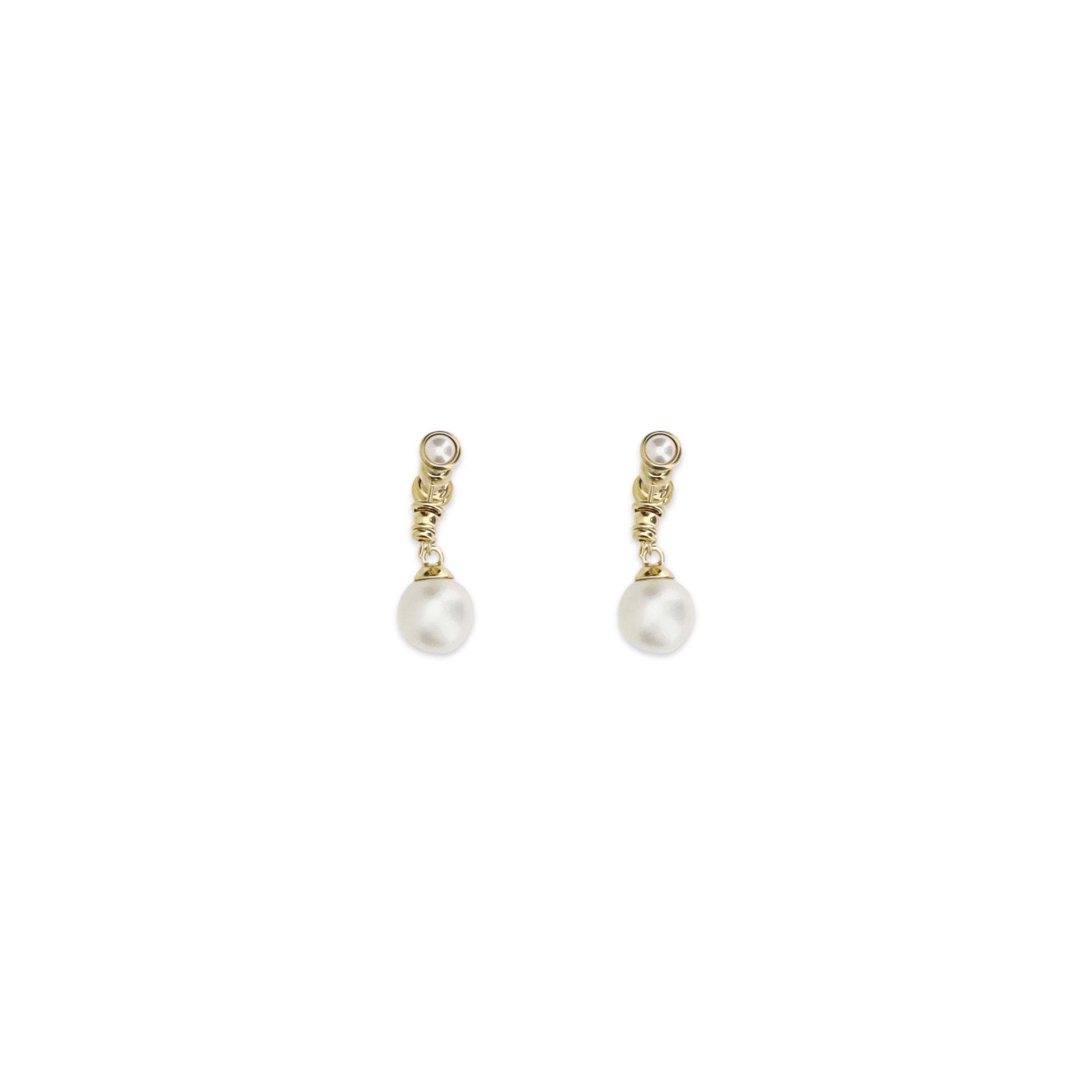 Chloé Gold Metal Earrings