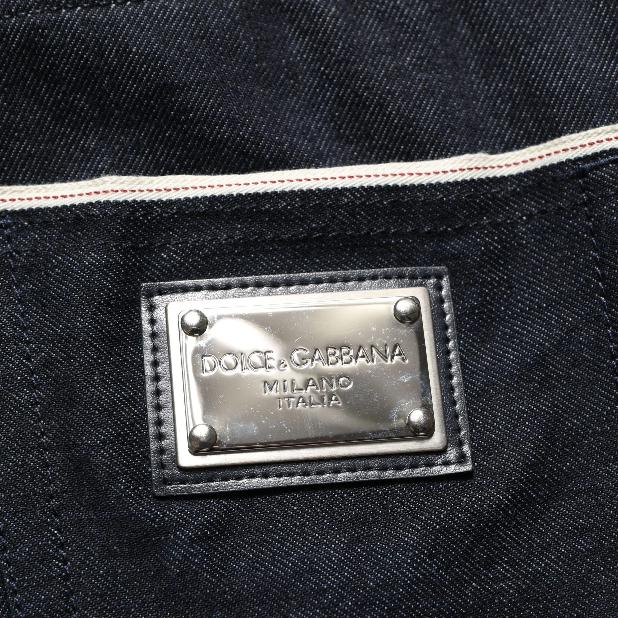Dolce & Gabbana Black Cotton Mid Waist Classic Men Denim Jeans