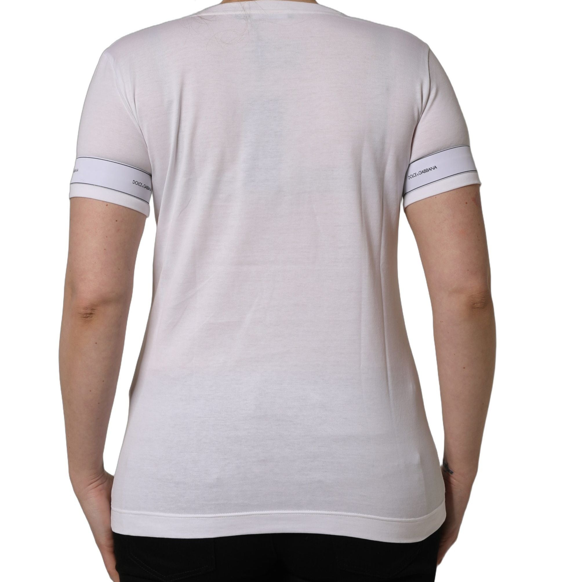 Dolce & Gabbana White D&G WE LOVE JAPAN Print Cotton T-shirt