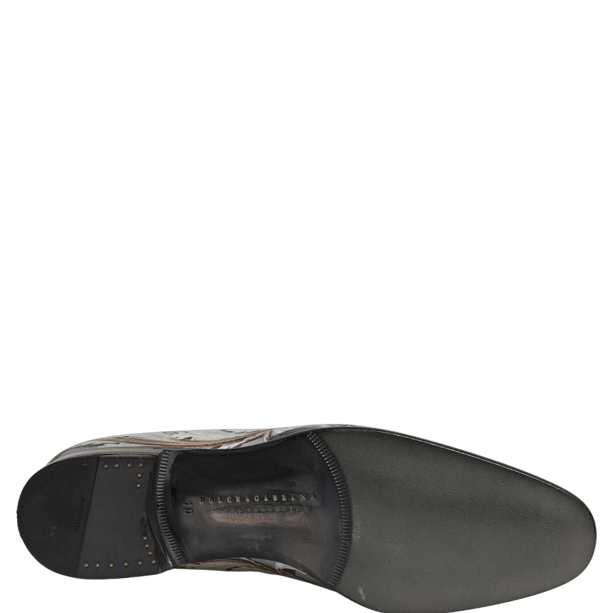 Dolce & Gabbana Multicolor Roman Slip On Dress Loafers Shoes