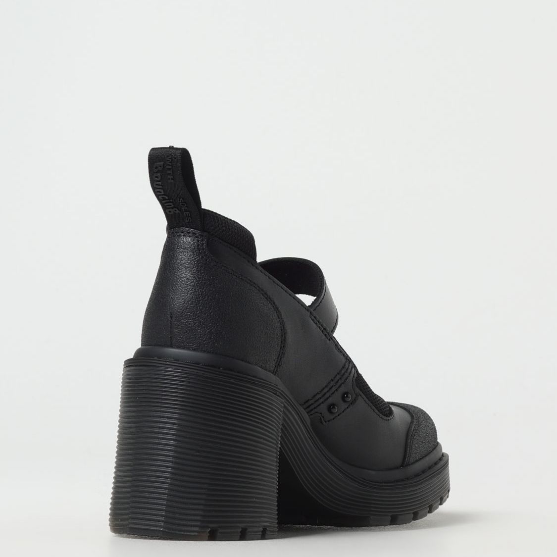 Dr. Martens Black Leather Platform Pumps
