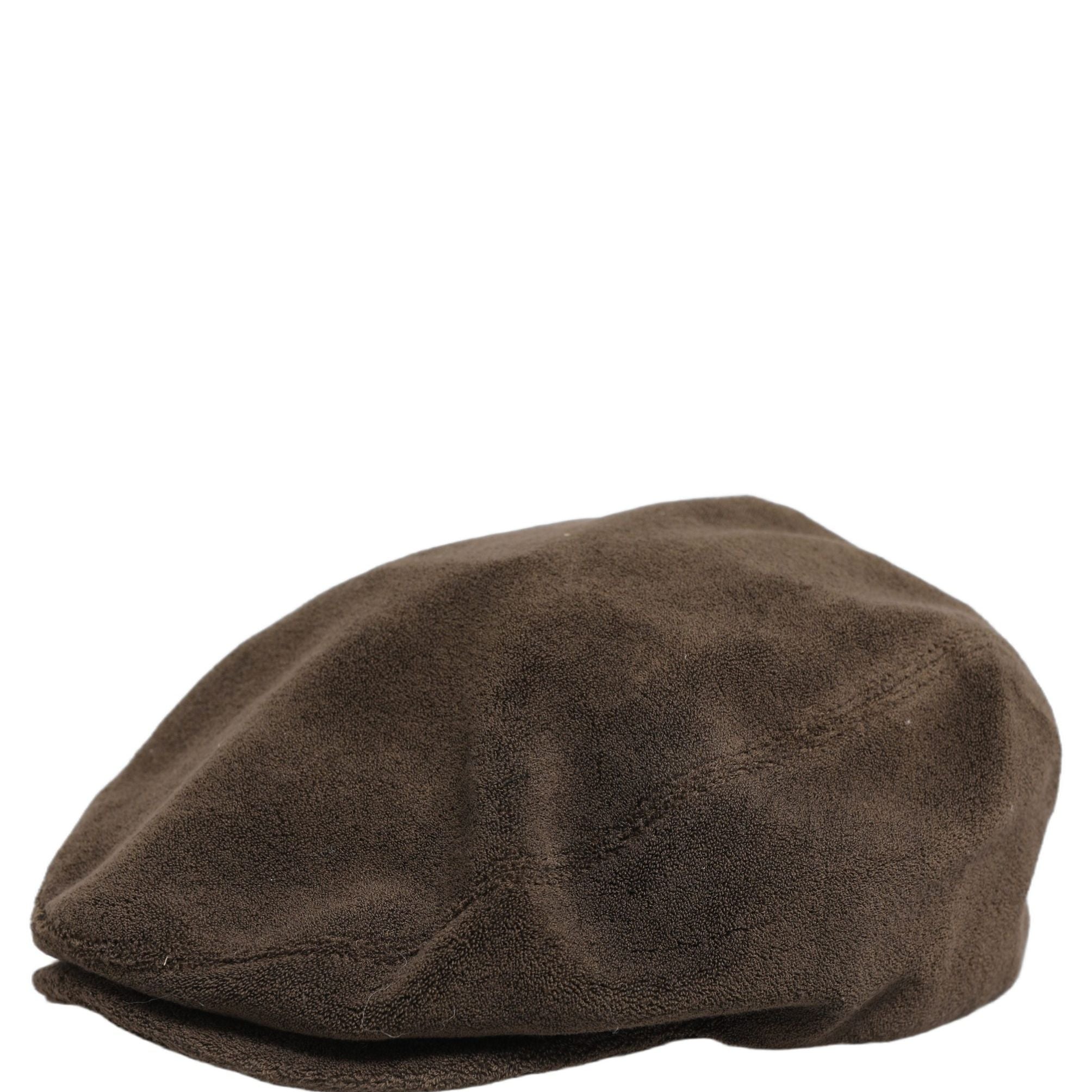 Dolce & Gabbana Men Brown Cotton Newsboy Cloth Capello Hat