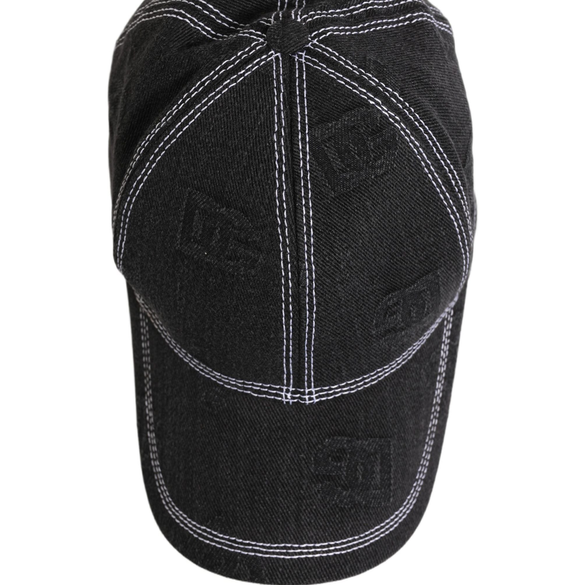 Dolce & Gabbana Men Black Cotton 6 Panel Baseball Capello Hat