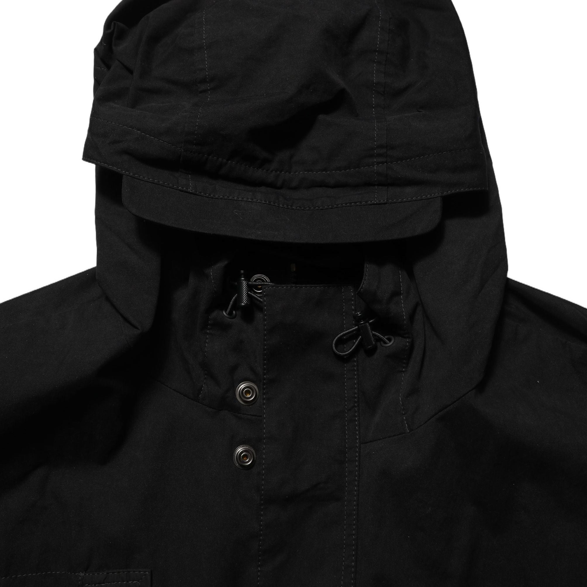 Dolce & Gabbana Black Nylon Men Hooded Windbreaker Jacket