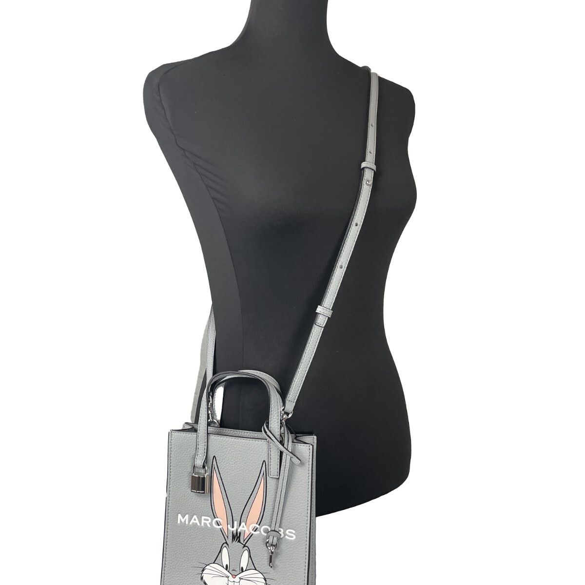 Marc Jacobs X Looney Tunes Bugs Bunny Mini Grind Pebbled Leather Crossbody Bag