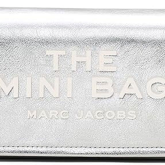 Marc Jacobs The Metallic Leather Chain Mini Bag - Silver