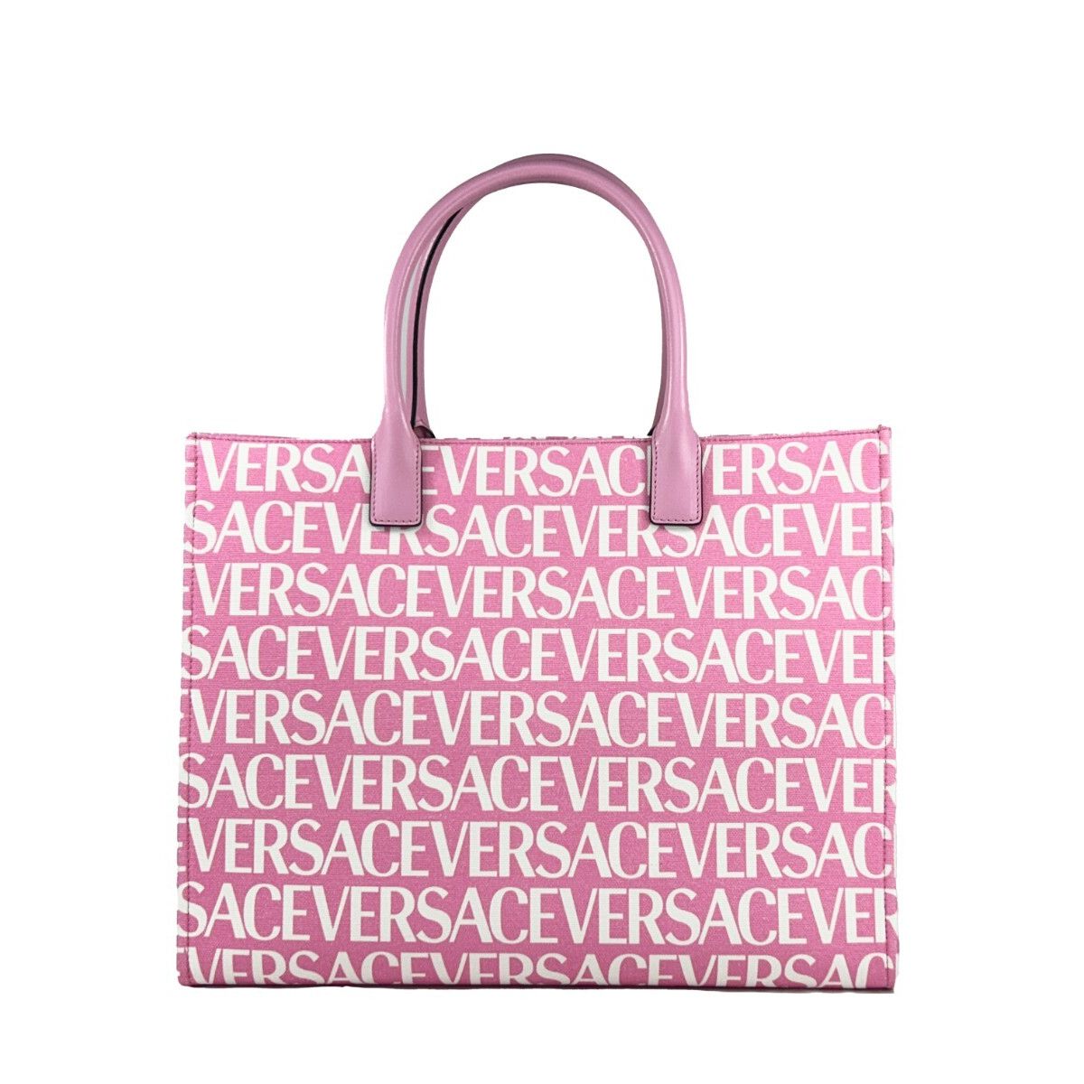 Versace Medusa Large Canvas Large Tote Bag Baby Pink