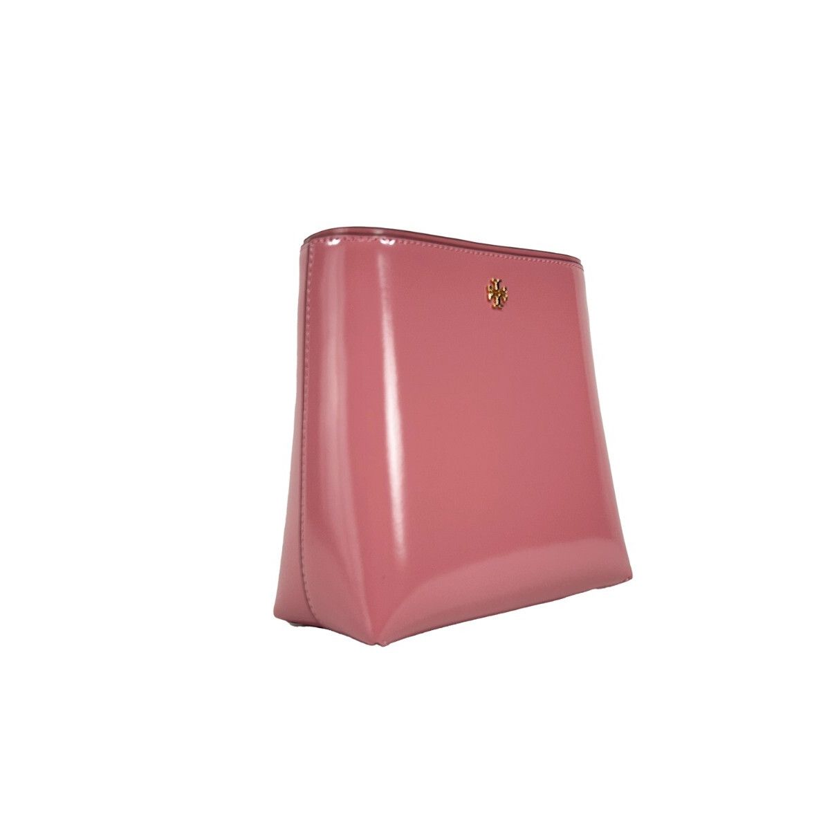 Tory Burch Patent Emerson Small Bucket Bag Purse