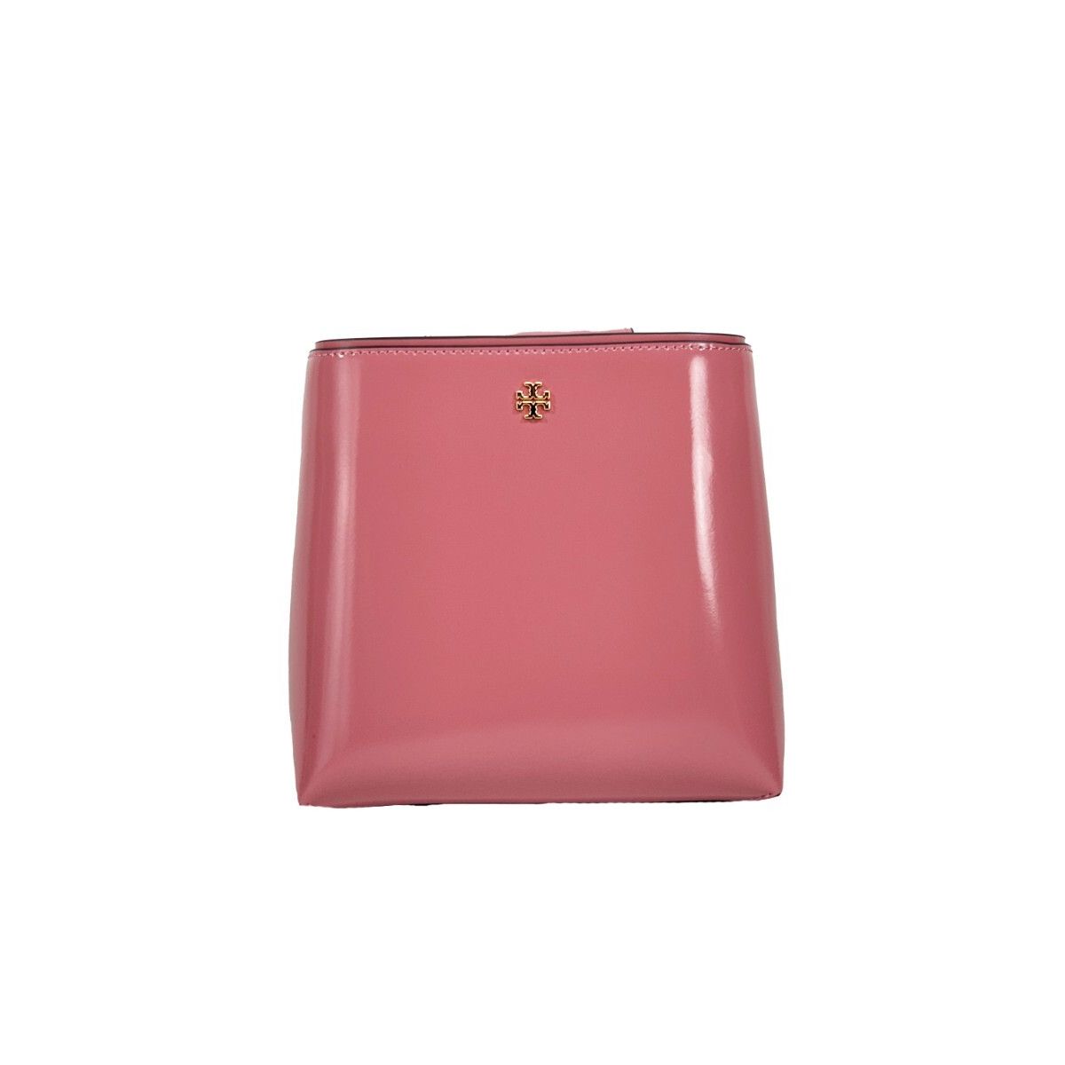 Tory Burch Patent Emerson Small Bucket Bag Purse