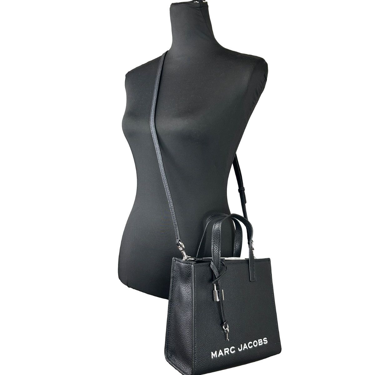 Marc Jacobs Mini Grind Black Leather Crossbody Bag