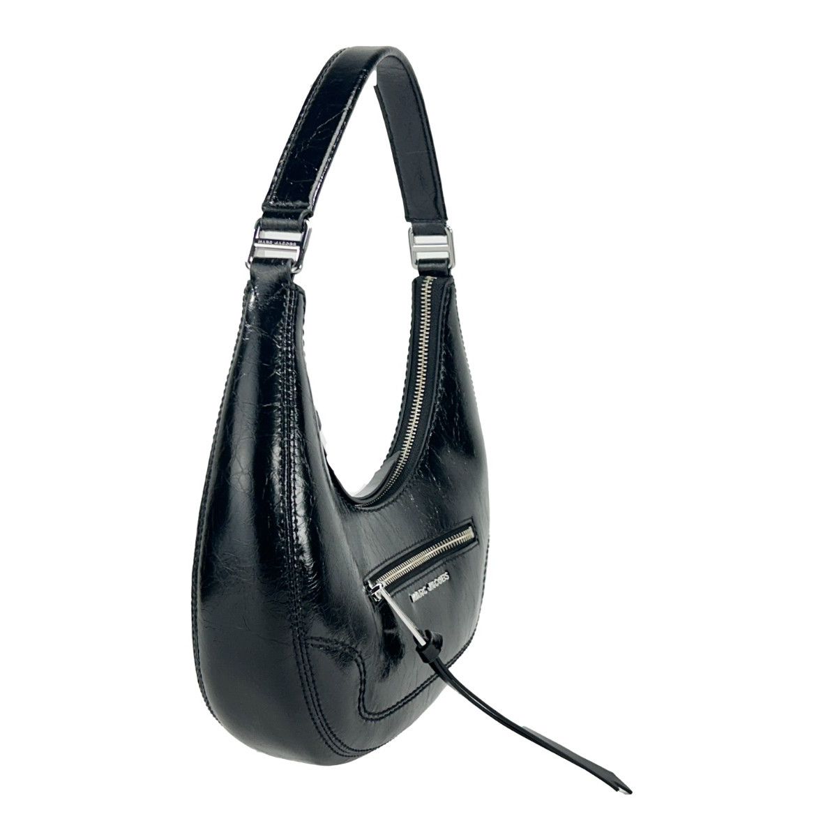 Marc Jacobs Cruiser Small Crescent Crinkle Leather Bag