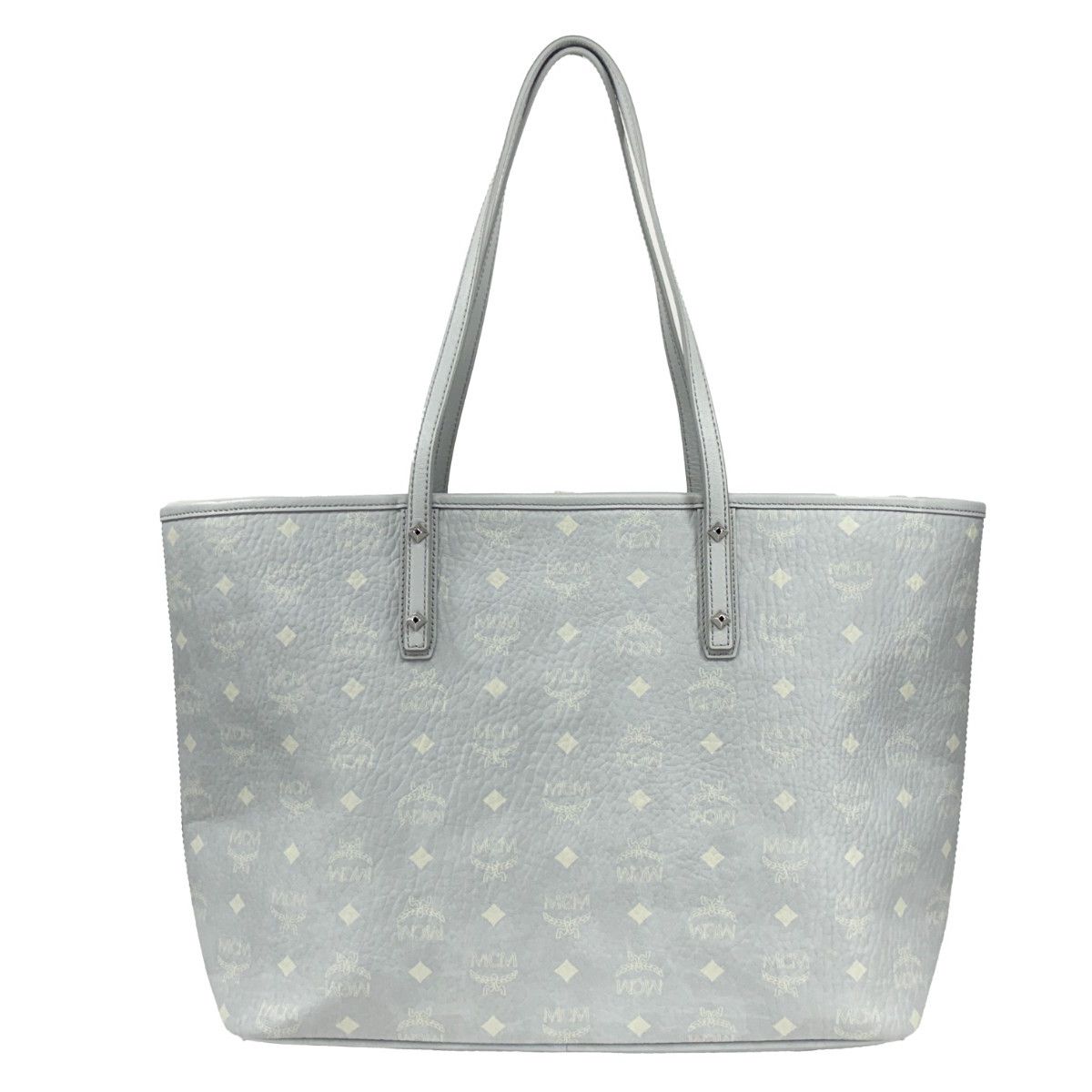 MCM Aren Leather Shoulder Tote Bag