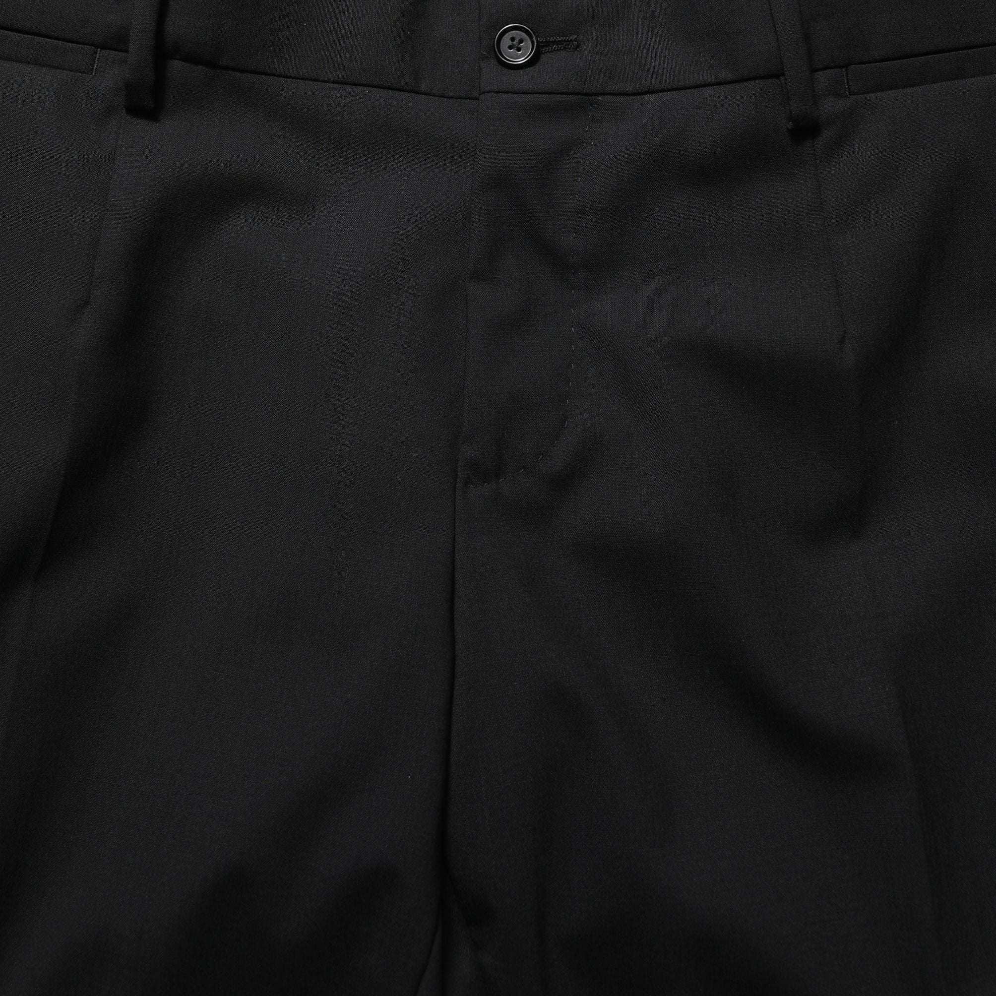Dolce & Gabbana Black Wool Slim Fit Formal 2 Piece Men Suit