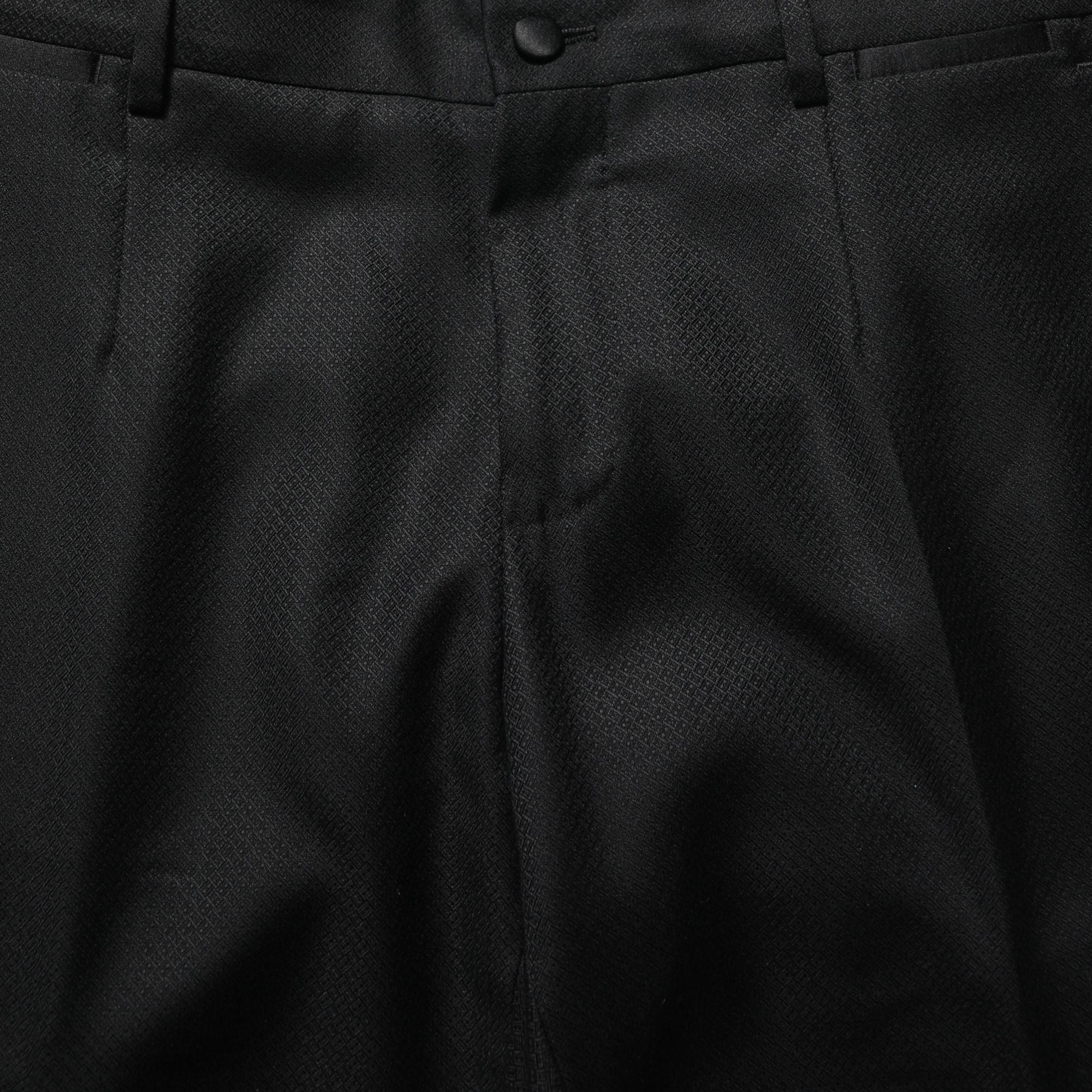 Dolce & Gabbana Black Wool Slim Fit Formal 2 Piece Men Suit