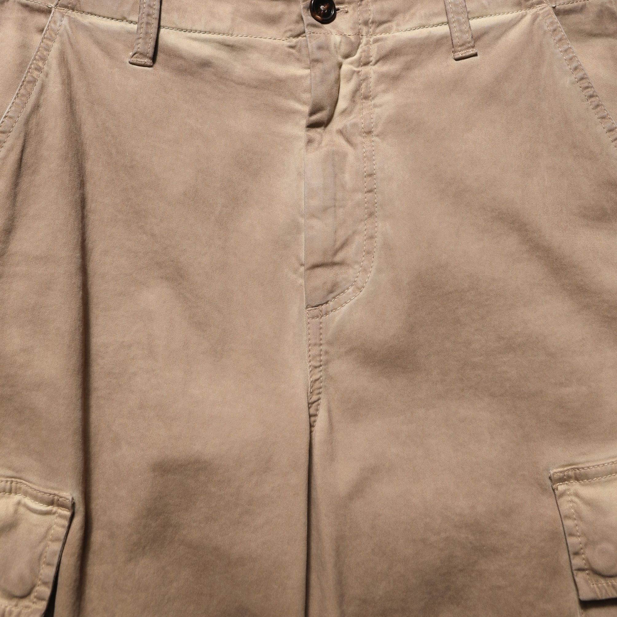 Dolce & Gabbana Brown Mid Waist Cargo Straight Trouser Pants