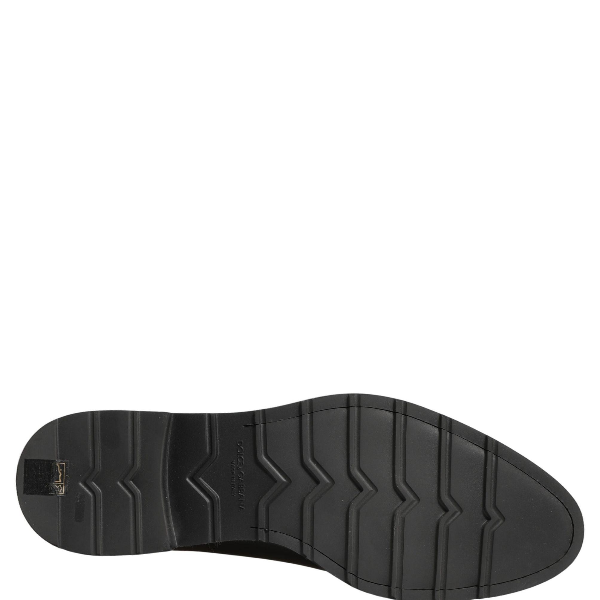 Dolce & Gabbana Black Leather Men Oxford Dress Formal Shoes