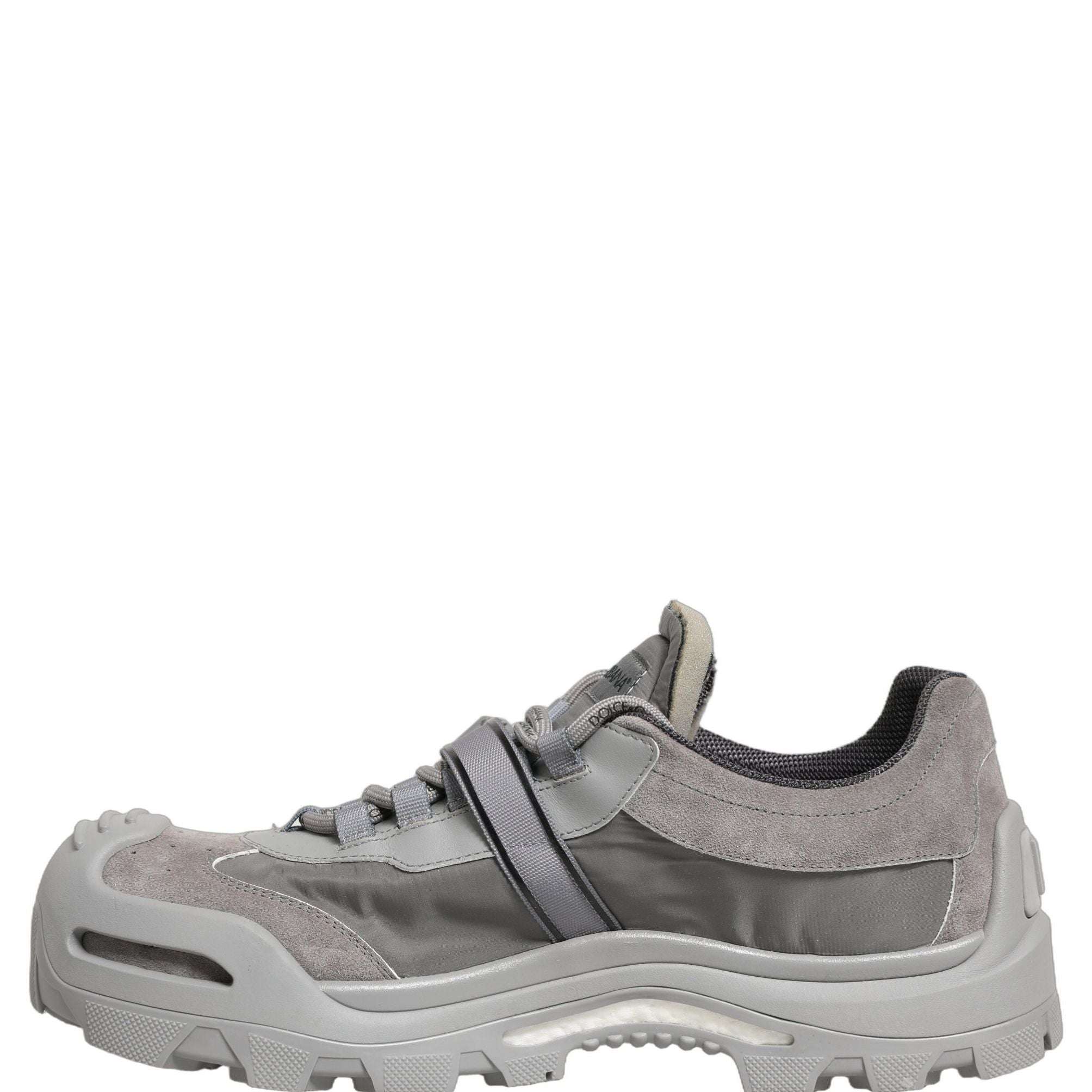 Dolce & Gabbana Gray Airmaster Panelled Low Top Men Sneakers Shoes