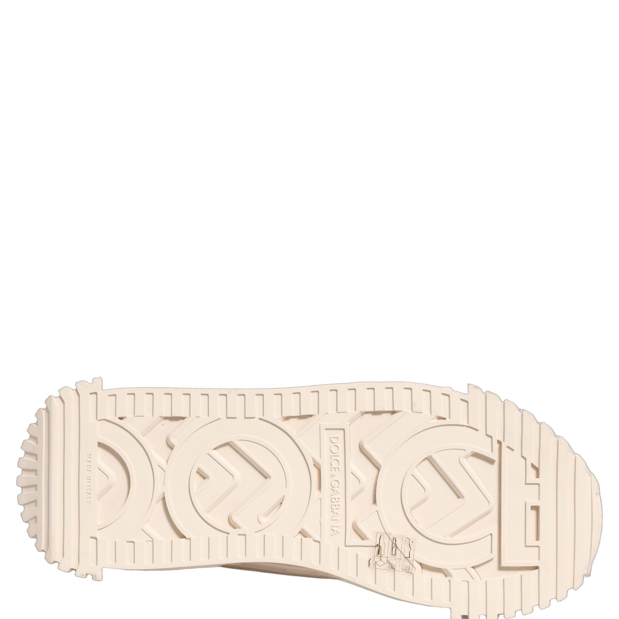 Dolce & Gabbana White Lace NS1 Low Top Sneaker Sports Shoes