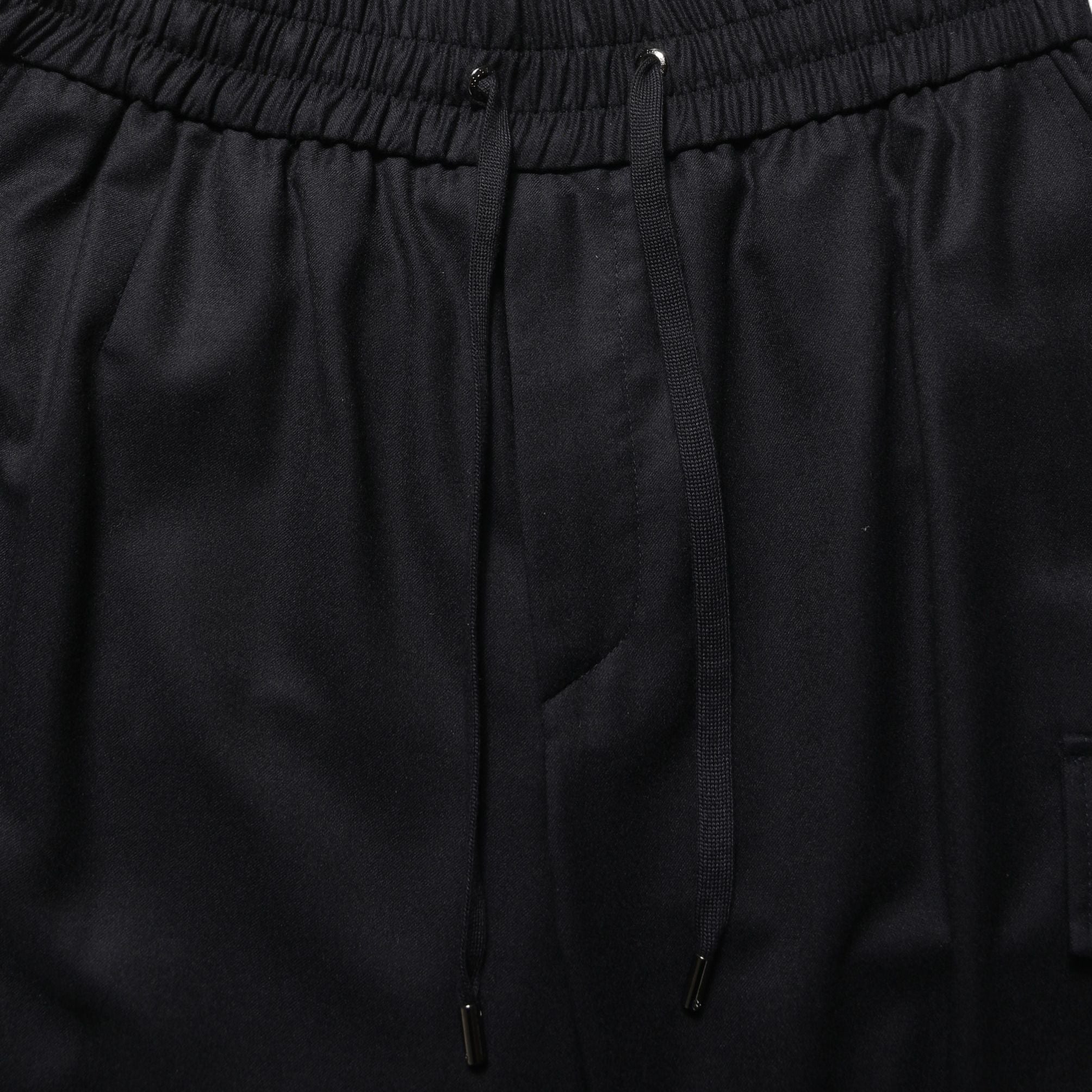 Dolce & Gabbana Black Mid Waist Cargo Jogger Sweatpants Pants