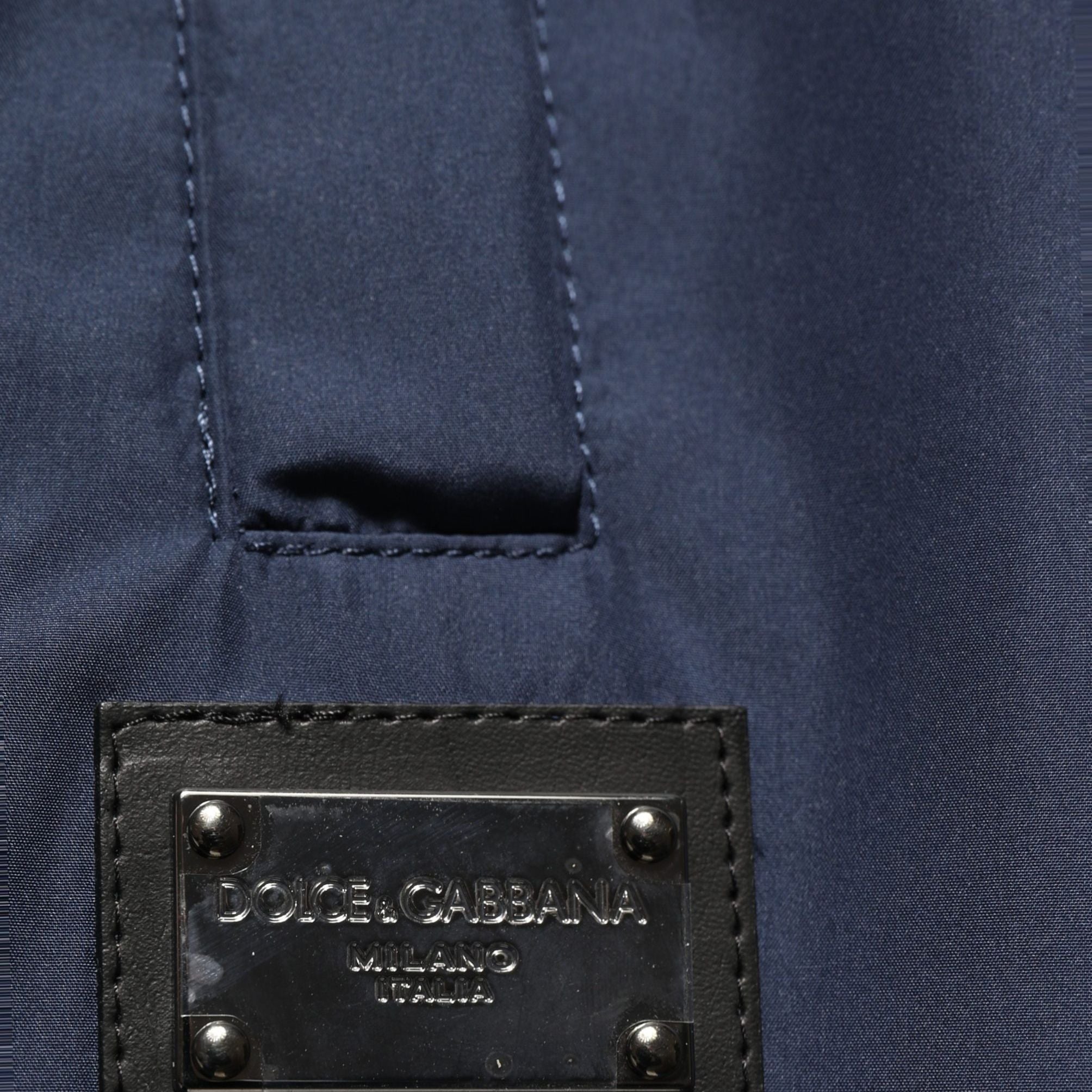 Dolce & Gabbana Dark Blue Polyester Jogger Sweatpants Pants