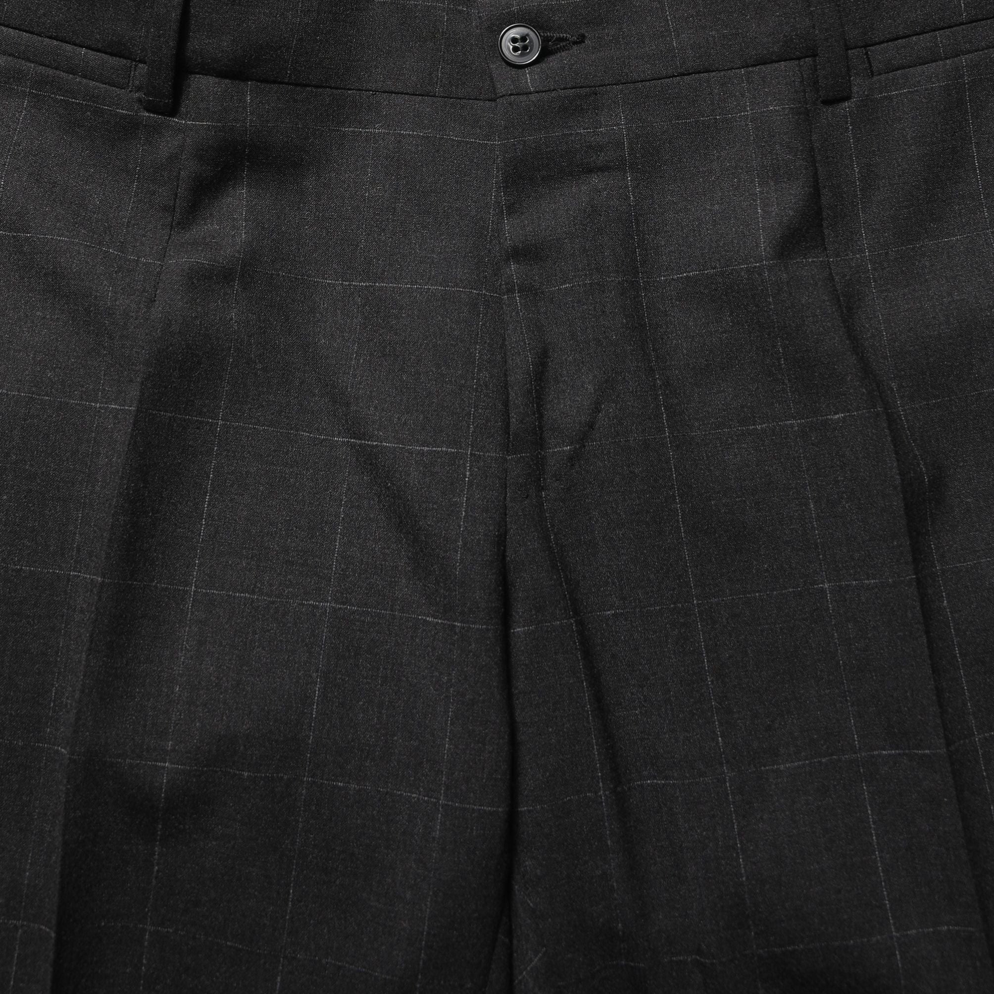 Dolce & Gabbana Black Wool Slim Fit Formal 2 Piece Men Suit