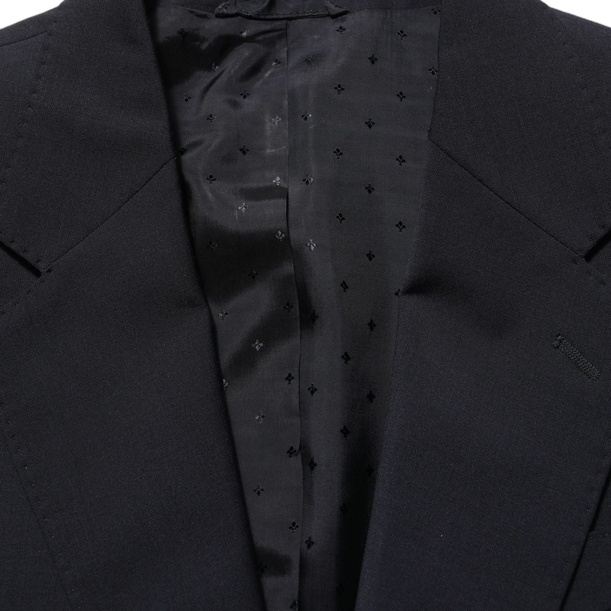 Dolce & Gabbana Black Wool Slim Fit Formal 3 Piece Men Suit