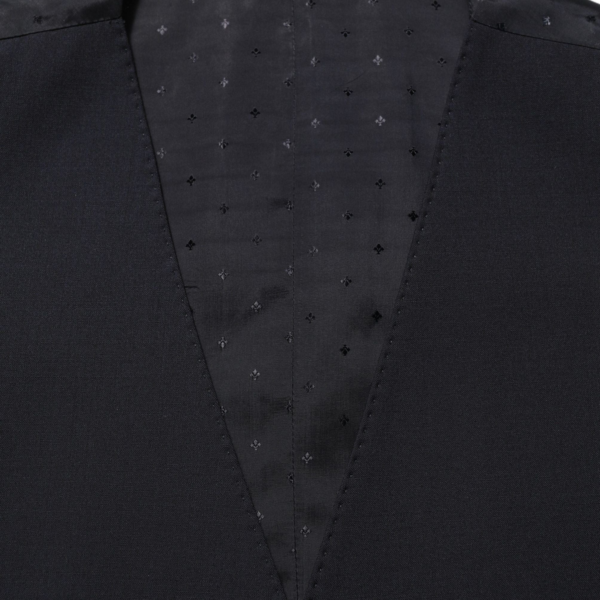 Dolce & Gabbana Black Wool Slim Fit Formal 3 Piece Men Suit
