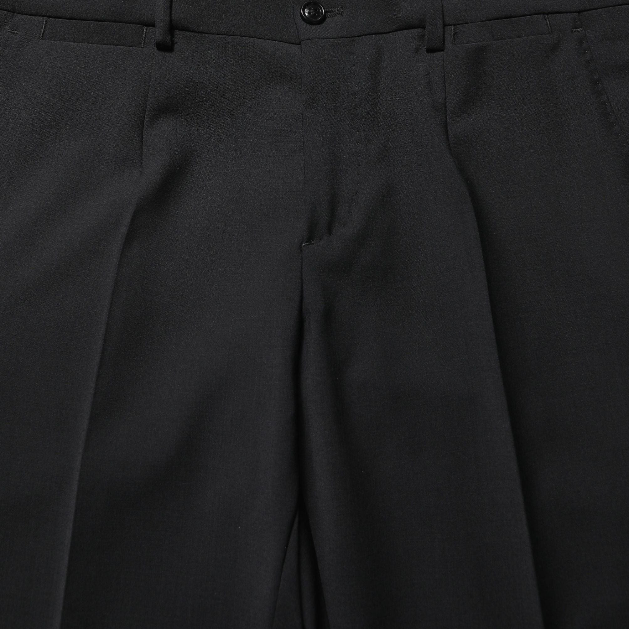 Dolce & Gabbana Black Wool Slim Fit Formal 2 Piece Men Suit