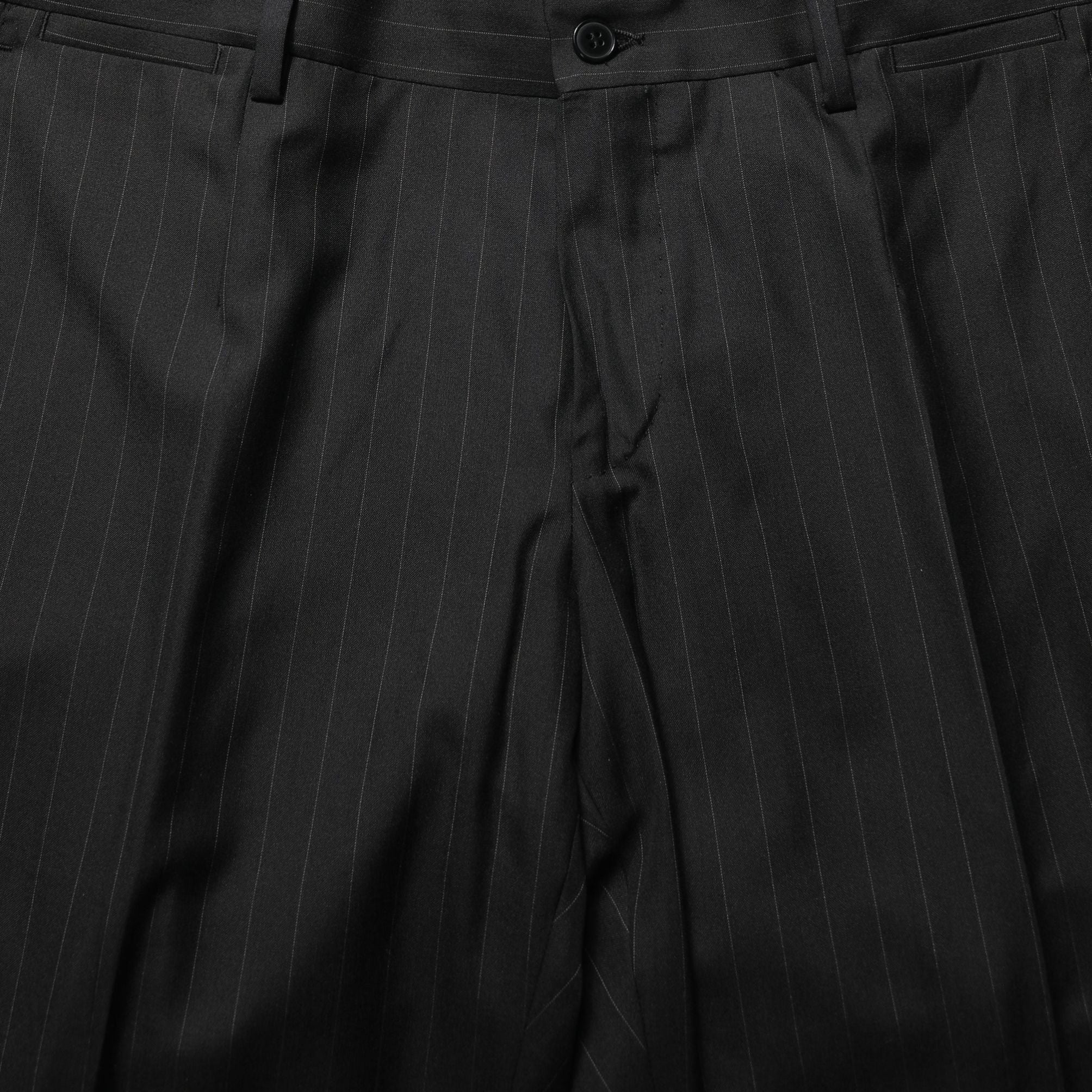 Dolce & Gabbana Black Stripes Slim Fit Formal 3 Piece Suit