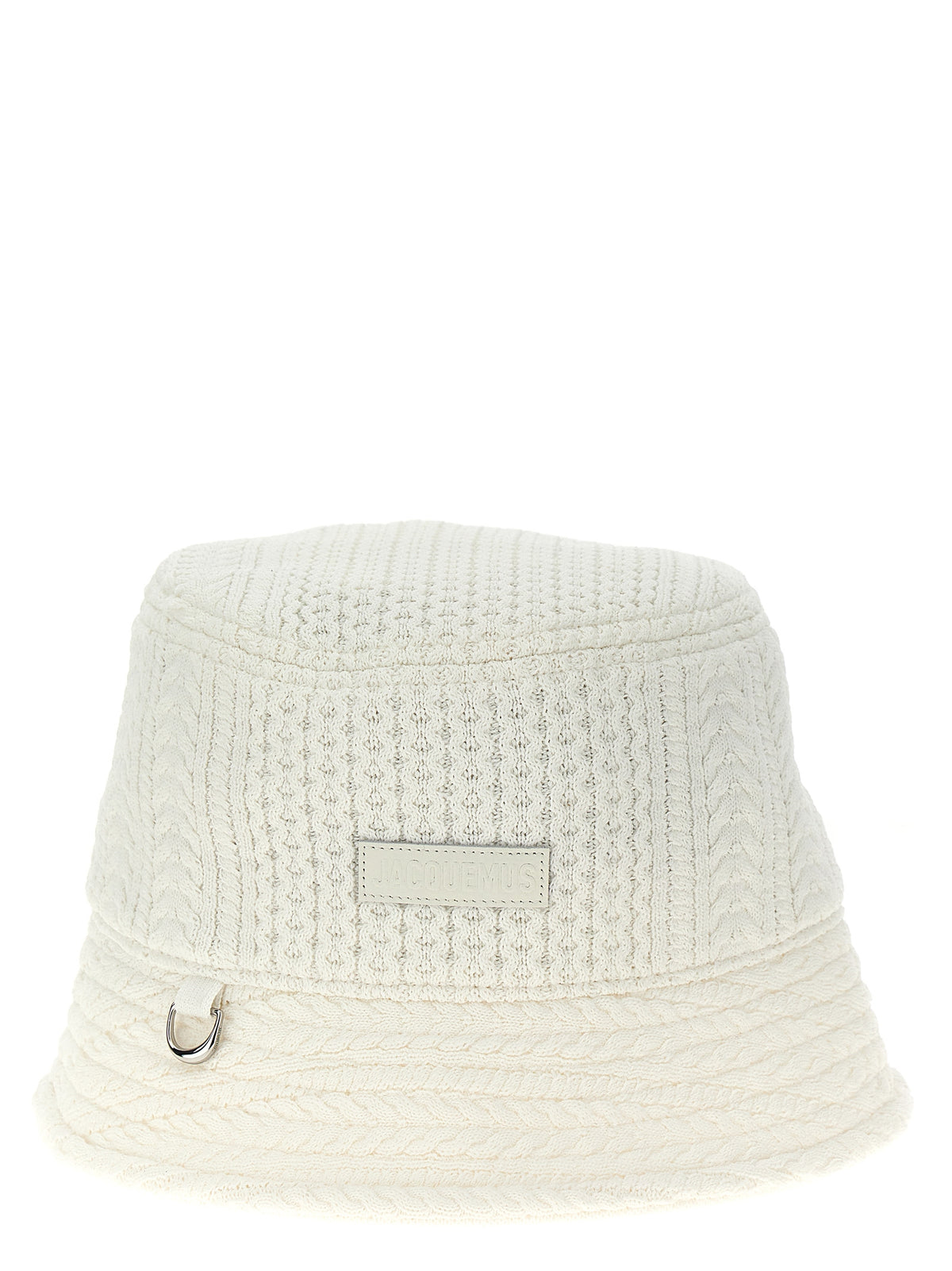 Jacquemus White Viscose Bucket Hat