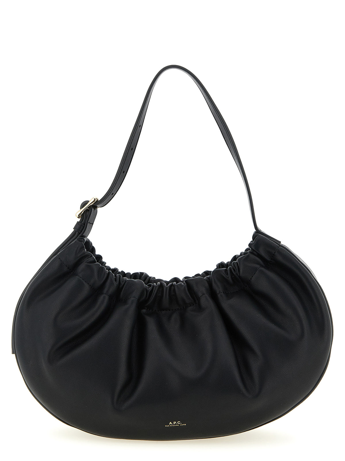 A.P.C. Black Polyethylene Shoulder Bag