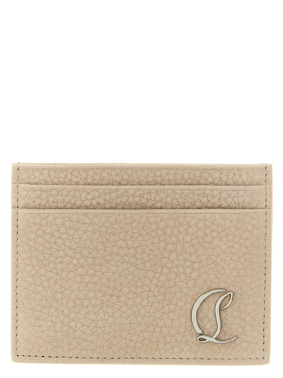 Christian Louboutin Beige Calfskin Cardholder