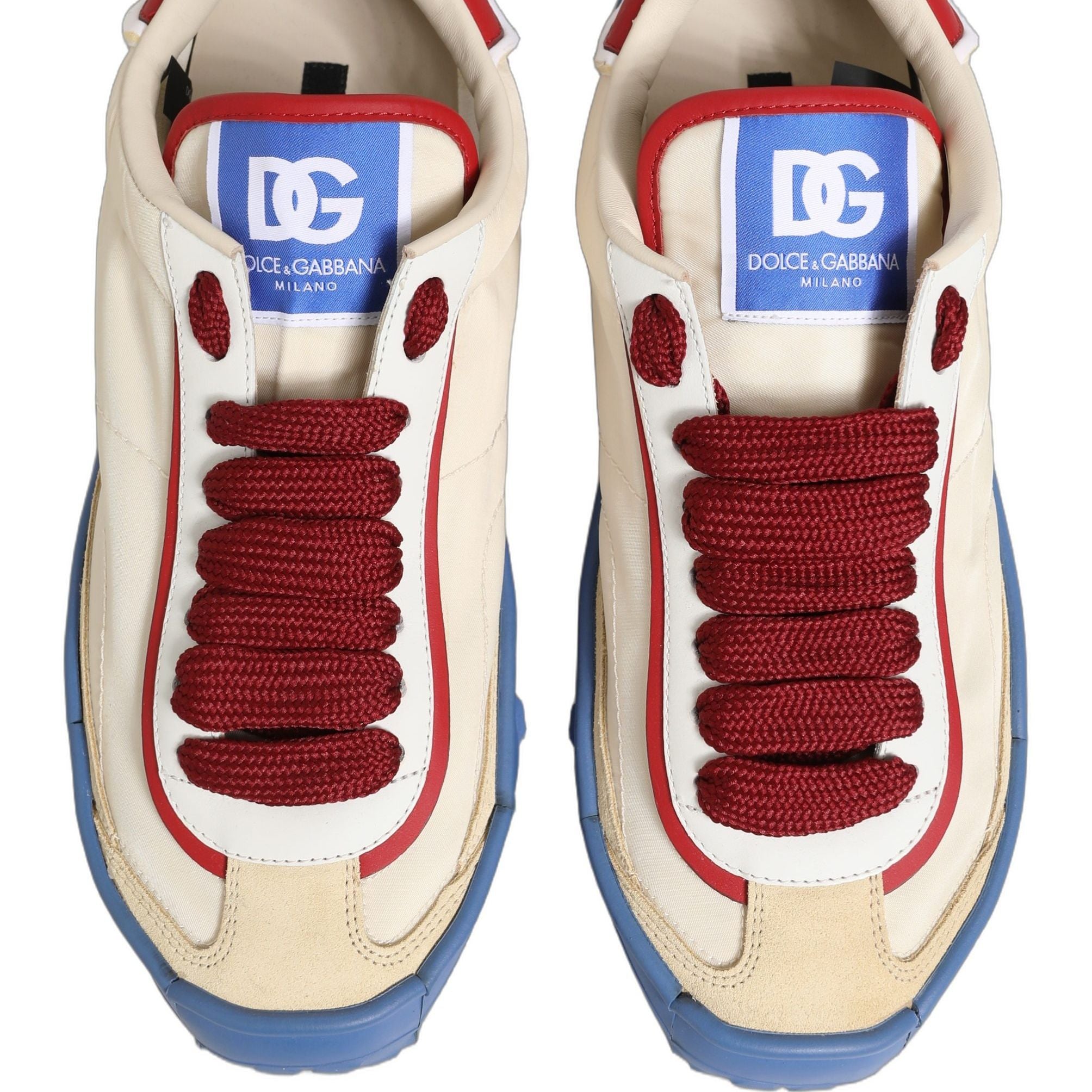 Dolce & Gabbana Multicolor Old Runner Lace Up Sneakers Shoes