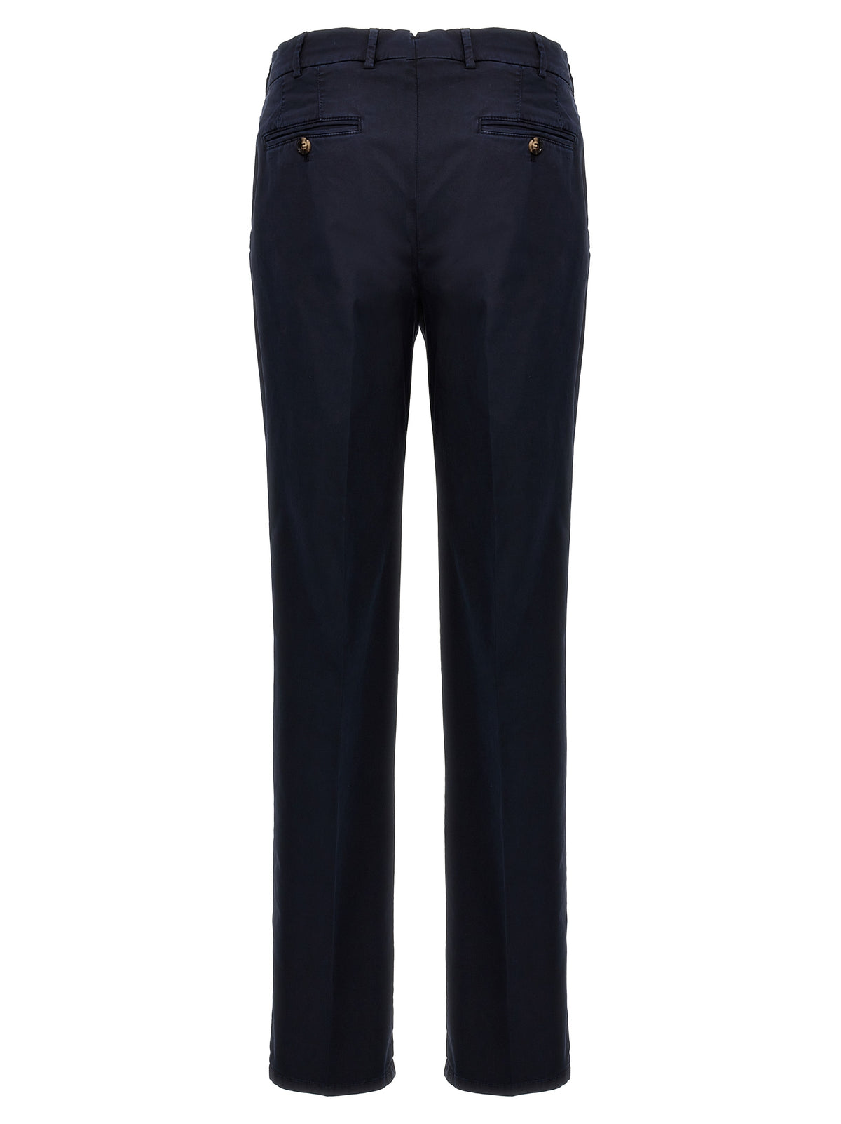 Brunello Cucinelli Blue Cotton Casual Pants