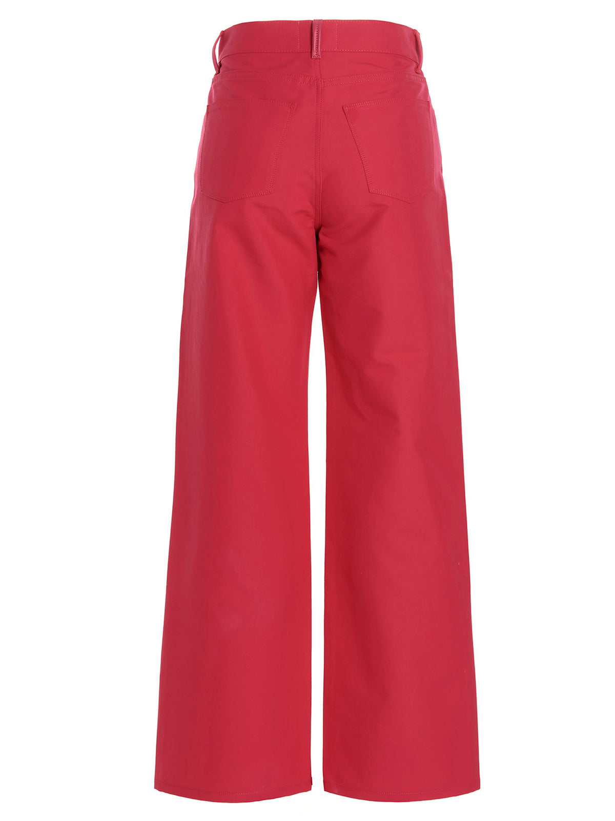 Wandler Fuchsia Cotton Flared Pants