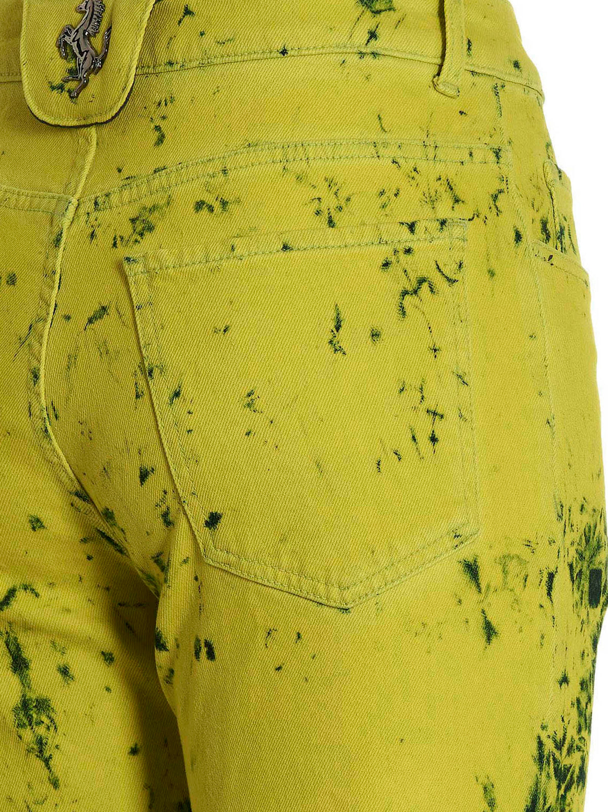 Ferrari Multicolor Cotton Jeans Denim