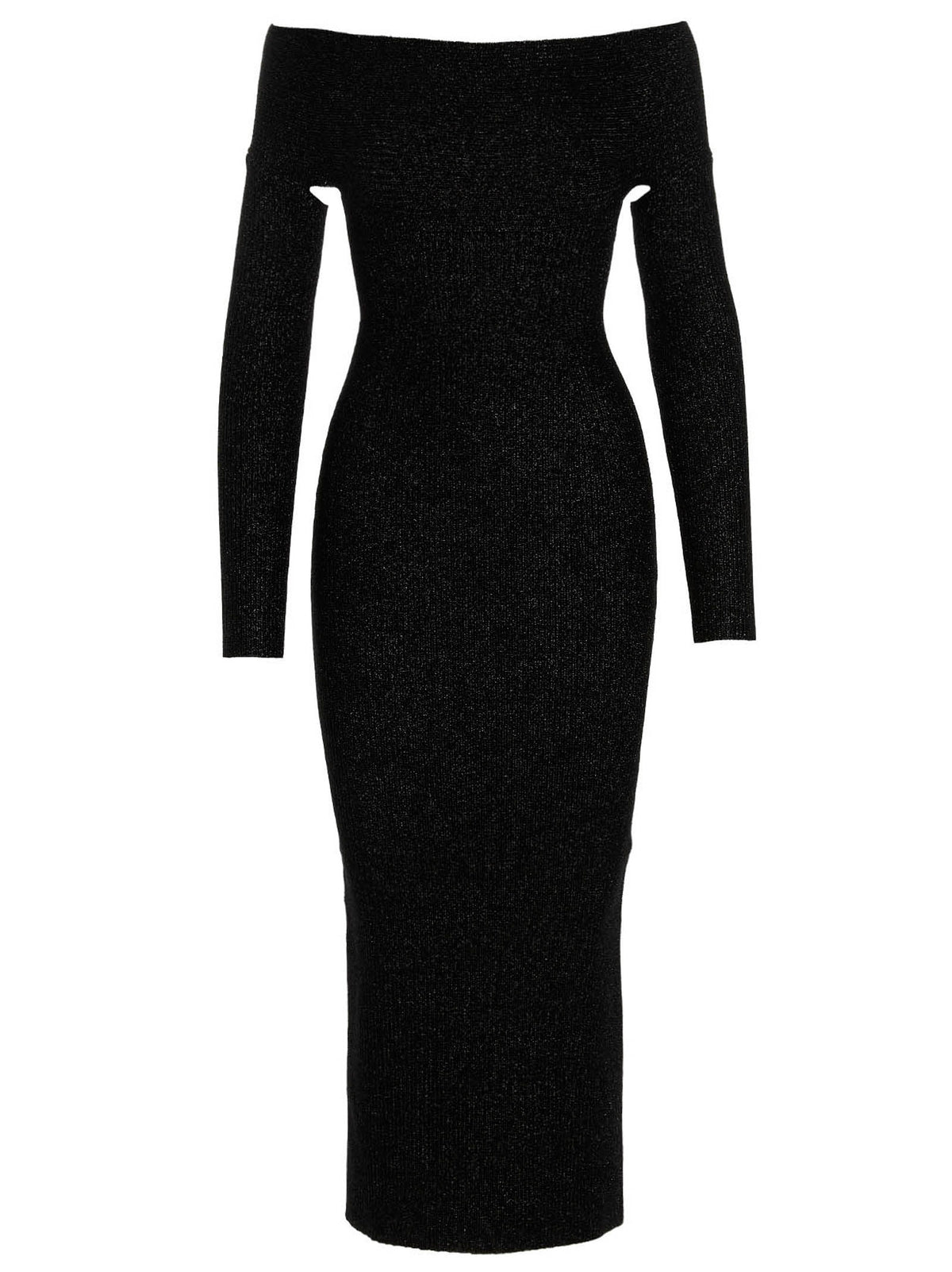 Khaite Gray Virgin Wool Midi Dress