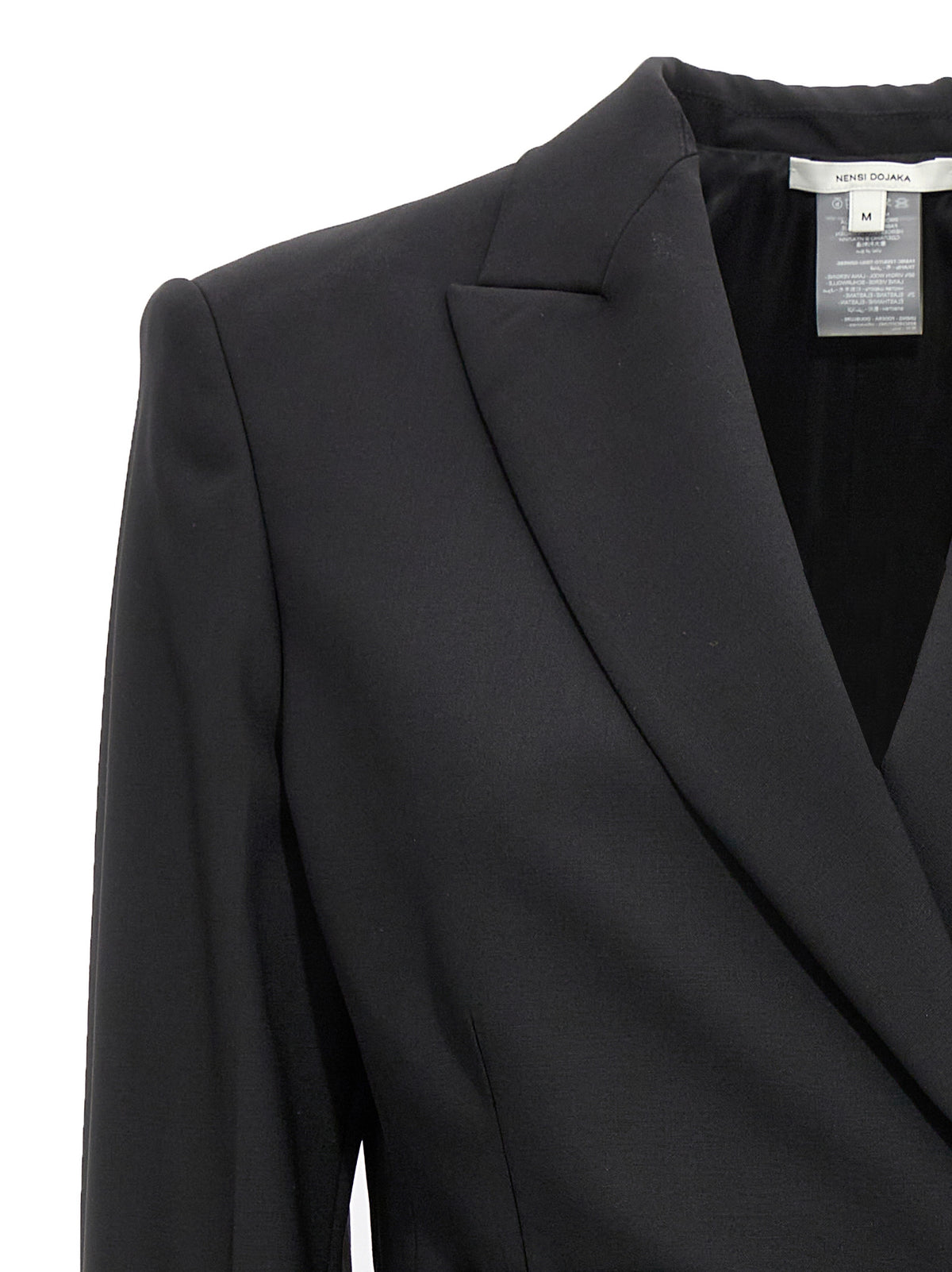 Nensi Dojaka Black Virgin Wool Blazer
