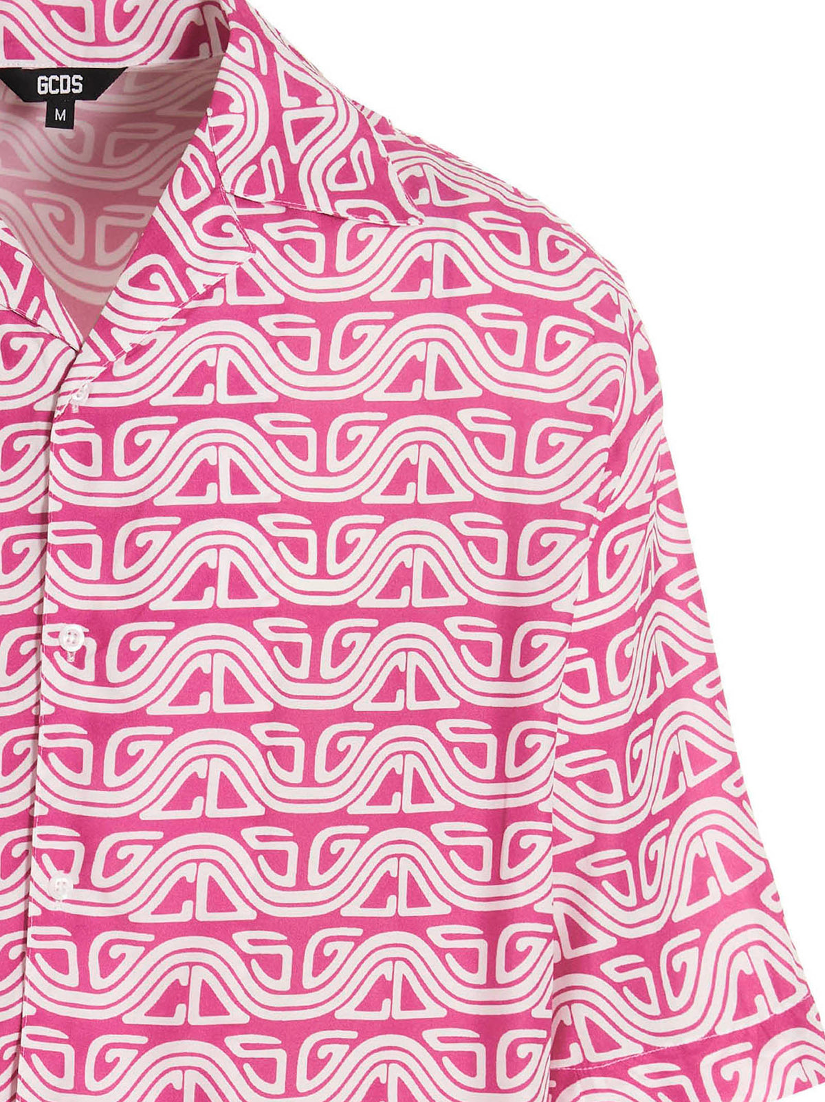 GCDS Fuchsia Viscose Blouse