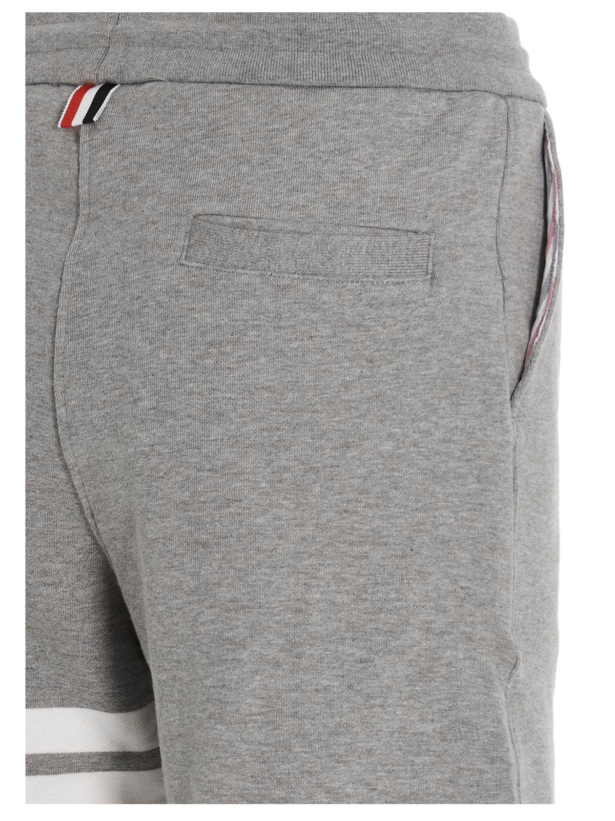 Thom Browne Gray Cotton Joggers (Workout Pants)