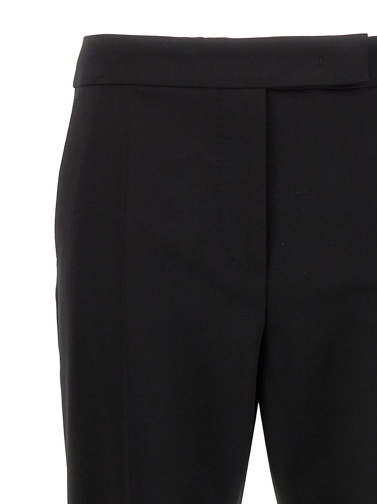 Max Mara Black Virgin Wool Dress Pants