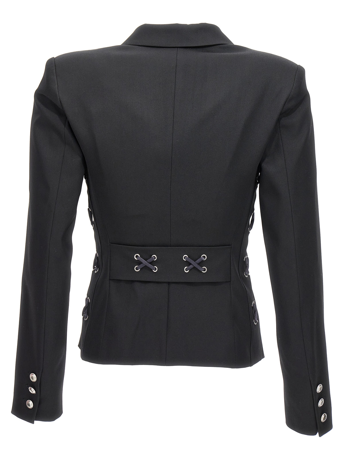 Alessandra Rich Black Wool Blazer