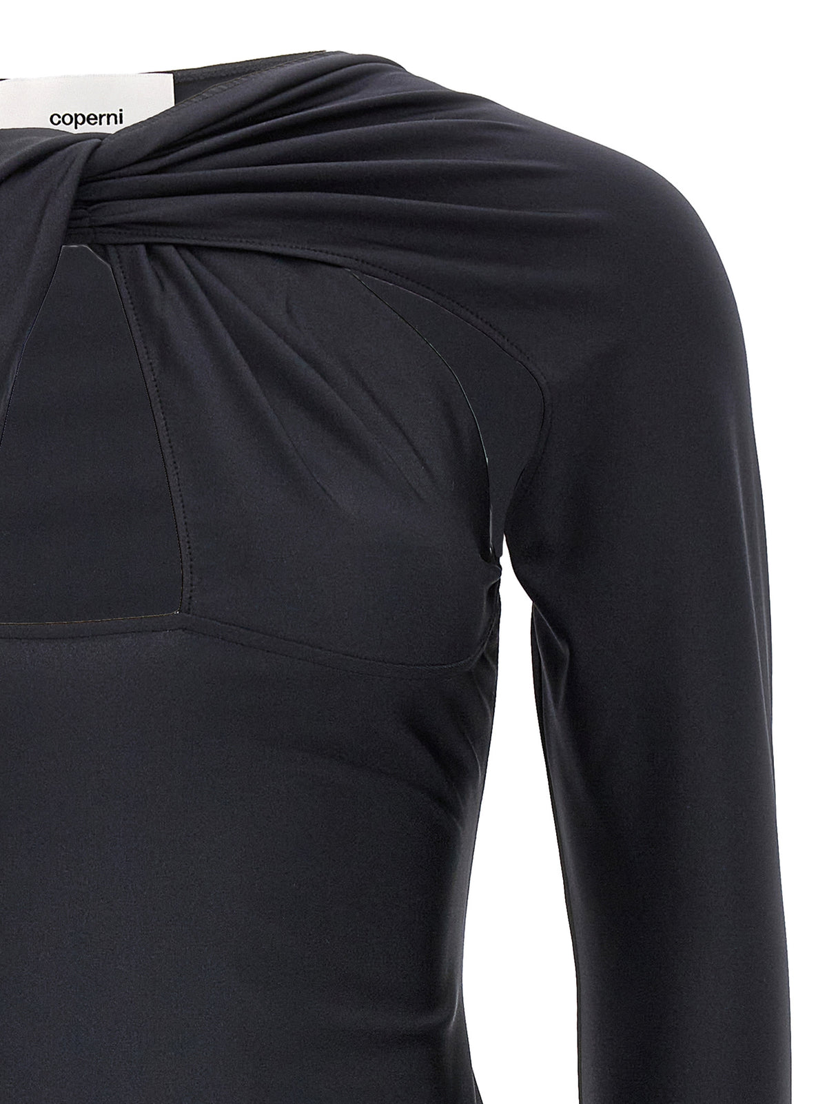 Coperni Black Polyamide Short Dress