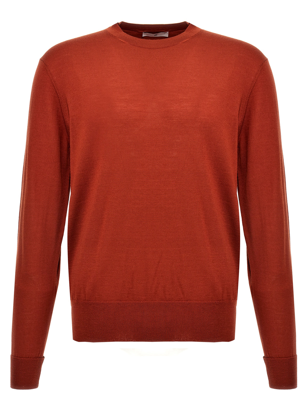 PT Torino Red Virgin Wool Cardigan