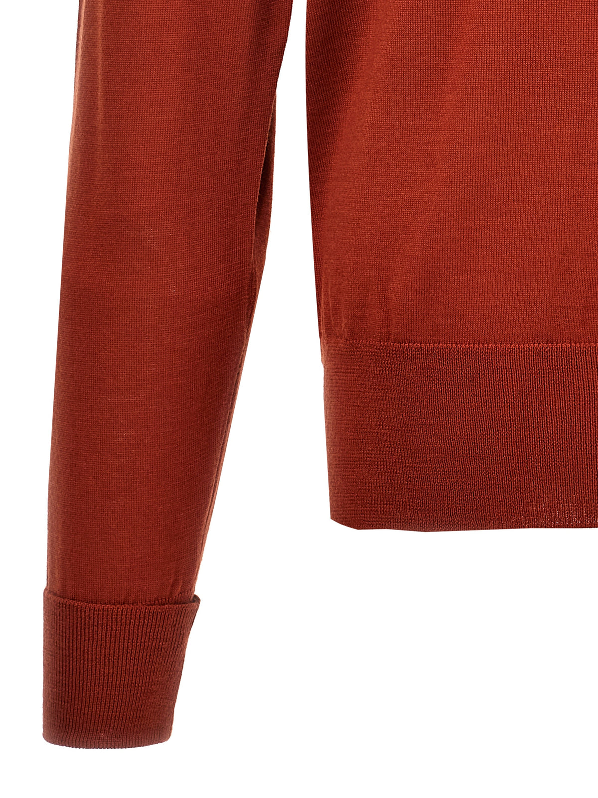 PT Torino Red Virgin Wool Cardigan