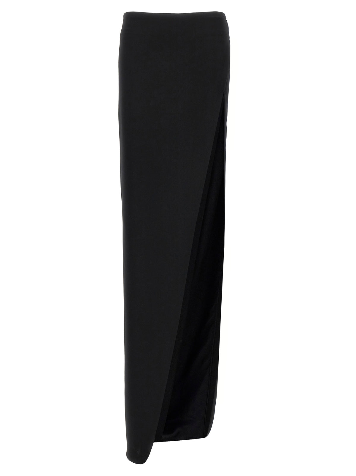 Ann Demeulemeester Black Lamb Leather Mini Skirt
