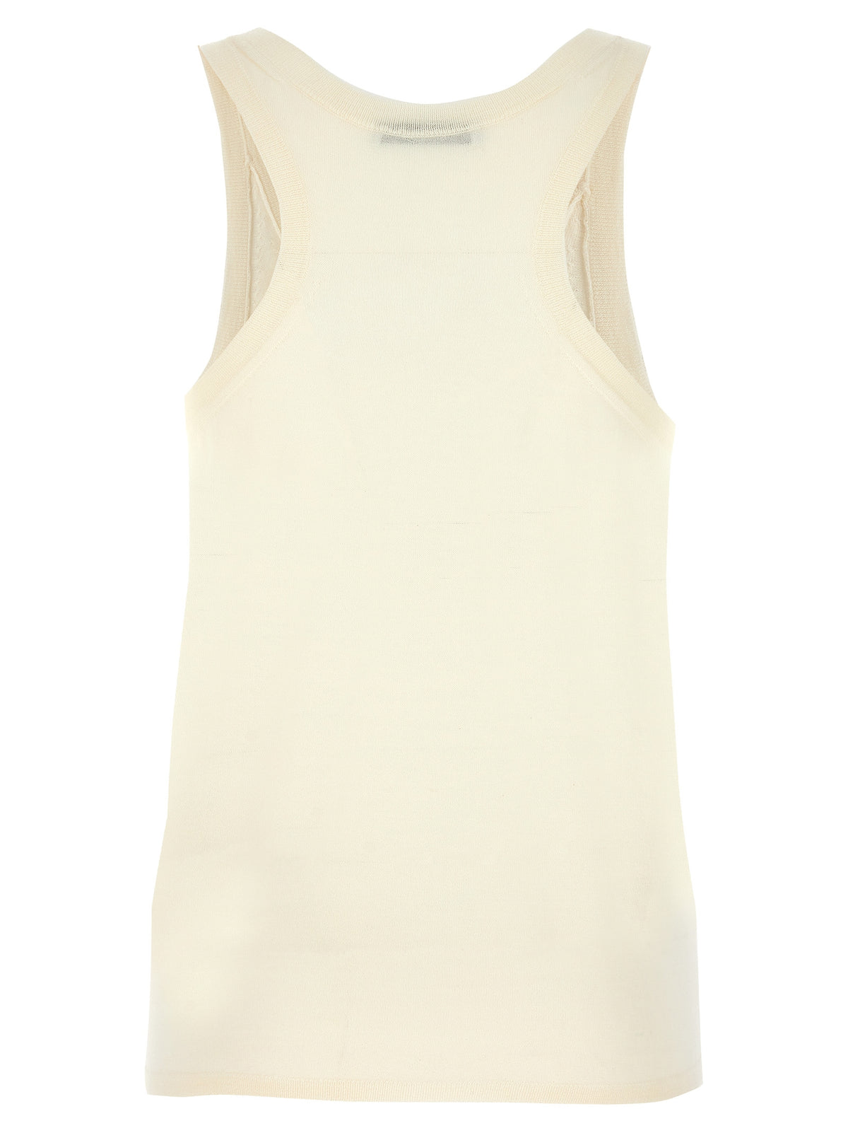 Max Mara White Cashmere Tank Tops