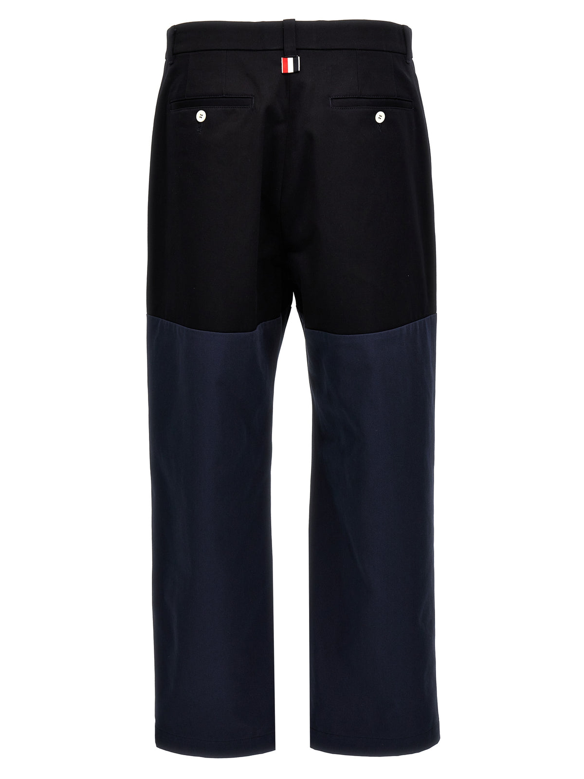 Thom Browne Blue Cotton Casual Pants