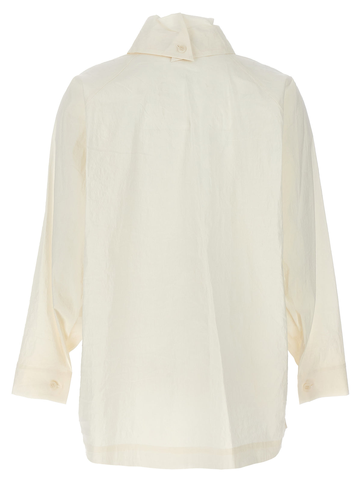 Issey Miyake White Fibers Blouse
