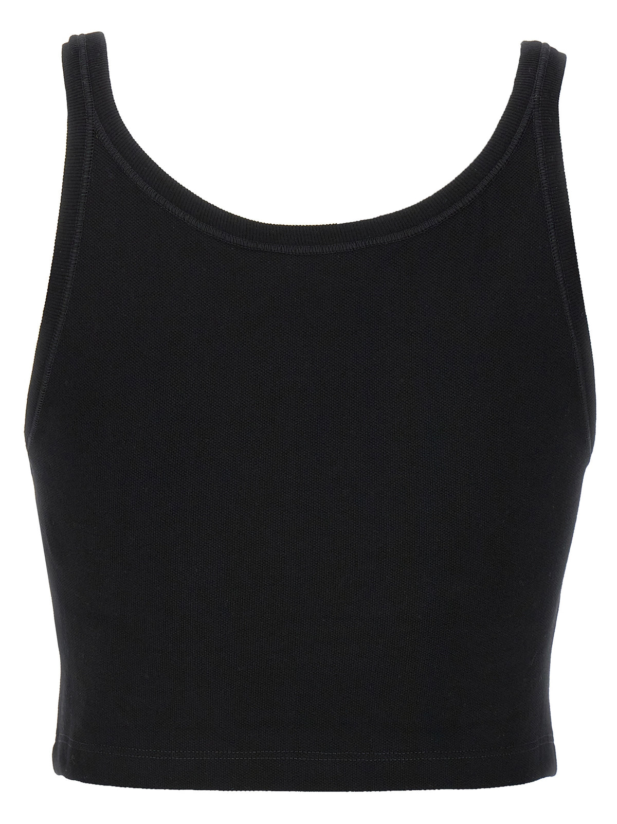 Palm Angels Bicolor Cotton Sport Bra
